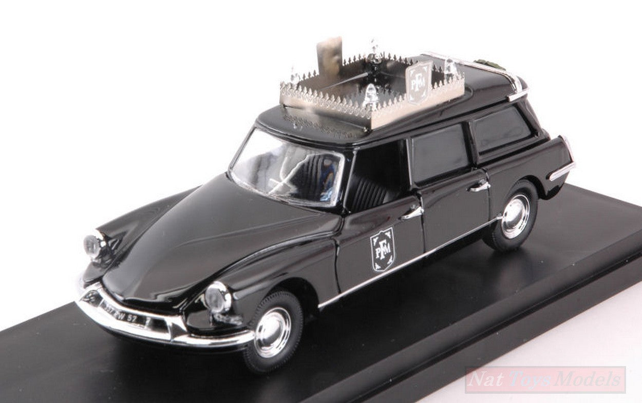 SCALE MODEL COMPATIBLE WITH CITROEN DS 19 FUNERAL CAR 1:43 RIO RI4577