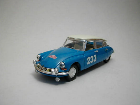 MODELE REDUIT COMPATIBLE AVEC CITROEN DS 19 N.233 2ème RALLYE MONTE CARLO 1963 TOIVONEN-JARVI 1:43 RIO RI4153