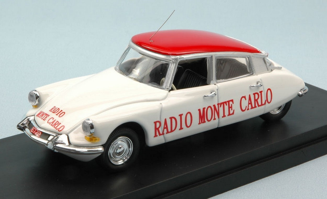 MODELLINO IN SCALA COMPATIBILE CON CITROEN DS 19 RADIO MONTECARLO TOUR DE FRANCE 1962 1:43 RIO RI4498