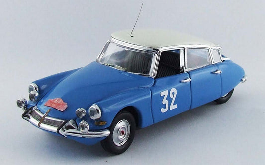 MODÈLE RÉDUIT COMPATIBLE AVEC CITROEN DS 21 N.32 VAINQUEUR MONTE CARLO 1966 P.TOIVONEN-E.MIKKANDER 1:43 RIO RI4444