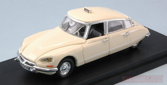 SCALE MODEL COMPATIBLE WITH CITROEN DS 21 TAXI PARIS 1969 1:43 RIO RI4574