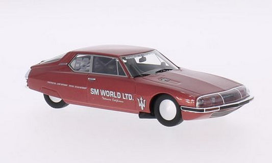 MODELLINO IN SCALA COMPATIBILE CON CITROEN SM RECORD BONNEVILLE 1987 202 mph SYLVIA HATHAWAY 1:43 NEO SCALE MODELS NEO46605