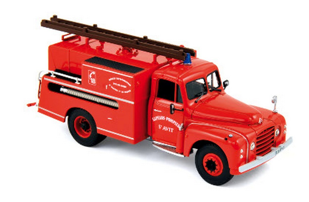 SCALE MODEL COMPATIBLE WITH CITROEN T46 1962 POMPIERS POMPE GUINARD 1:43 NOREV NV159988