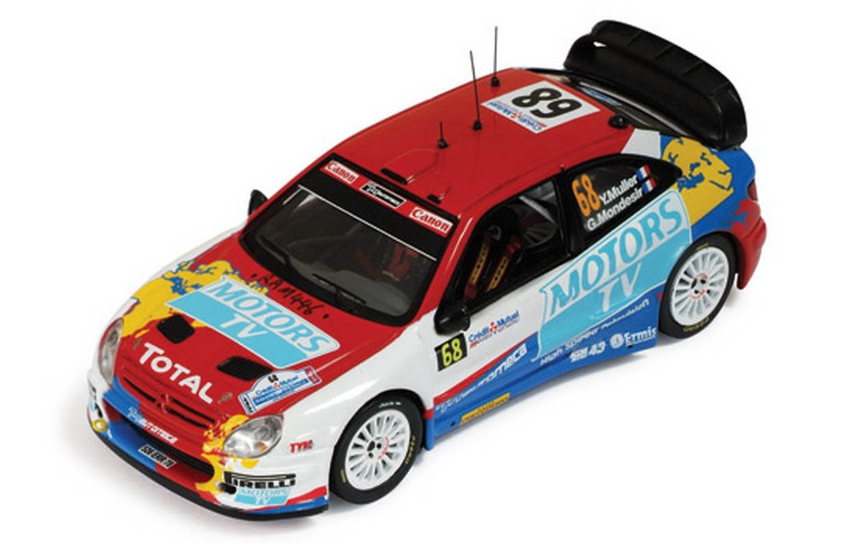 MODELE REDUIT COMPATIBLE AVEC CITROEN XSARA WRC N.68 FRANCE 2010 1:43 IXO MODEL RAM446