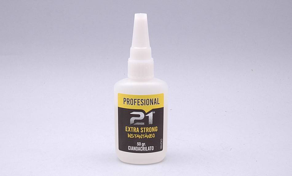 MODELING COLORS GLUE 21 EXTRA STRONG CYANOACRYLATE Gr.50 DGF GLUE 21 CVC21050