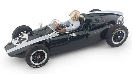 MODÈLE RÉDUIT COMPATIBLE AVEC COOPER J.BRABHAM 1959 N.24 VAINQUEUR MONACO GP CHAMPION DU MONDE + PILOTE 1:43 BRUMM BM0278CH