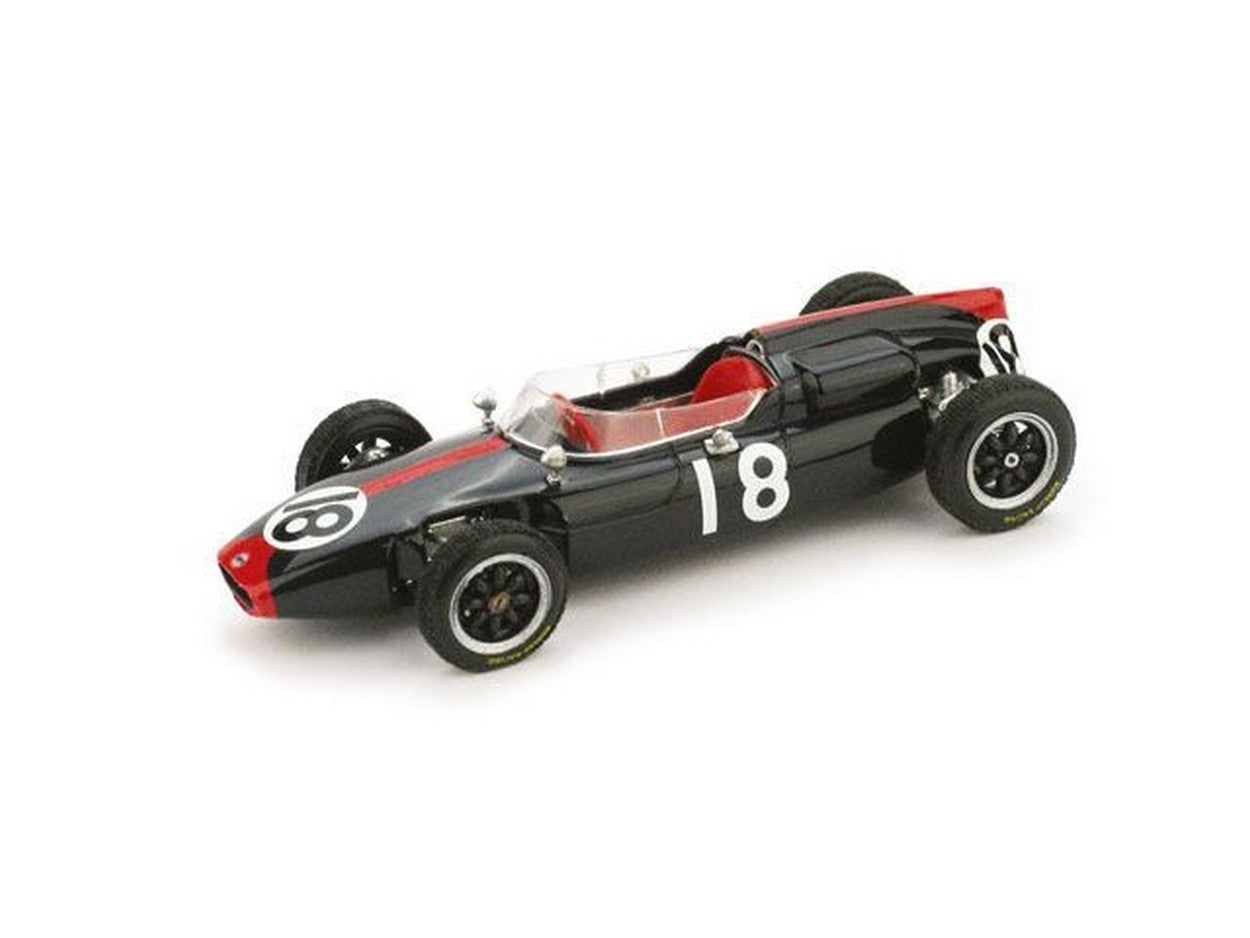 SCALE MODEL COMPATIBLE WITH COOPER T 53 J.SURTEES 1961 N.18 5th GERMANY GP 1:43 BRUMM BM0320