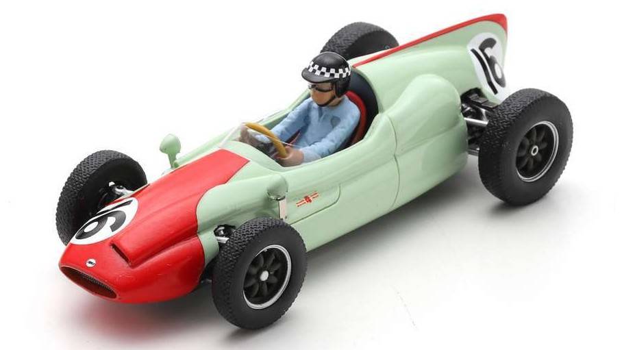 MODELE REDUIT COMPATIBLE AVEC COOPER T51 CHRIS BRISTOW 1960 N.16 MONACO GP 1:43 SPARK MODEL S8046