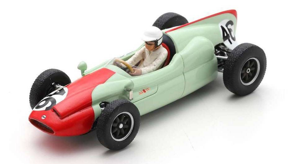 MODELE REDUIT COMPATIBLE AVEC COOPER T51 HENRY TAYLOR 1960 N.46 4ème GP DE FRANCE 1:43 SPARK MODEL S8051