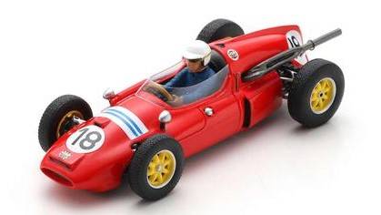 SCALE MODEL COMPATIBLE WITH COOPER T51 MAURICE TRINTIGNANT 1960 N.18 DUTCH GP 1:43 SPARK MODEL S8050