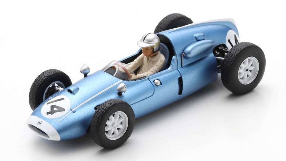 SCALE MODEL COMPATIBLE WITH COOPER T51 ROY SALVADORI 1960 N.14 MONACO GP 1:43 SPARK MODEL S8048