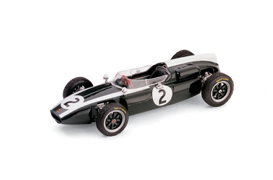 MODELLINO IN SCALA COMPATIBILE CON COOPER T53 B.MC LAREN 1960 N.2 4th GR.BRITAIN GP 1:43 BRUMM BM0299