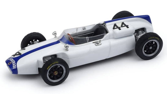 SCALE MODEL COMPATIBLE WITH COOPER T53 N.44 BELGIUM GP 1961 MASTEN GREGORY 1:43 BRUMM BM0526