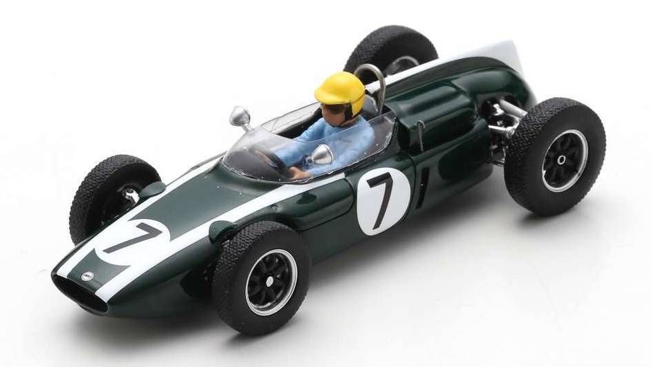 SCALE MODEL COMPATIBLE WITH COOPER T55 TONY MAGGS 1962 N.7 5th DUTCH GP 1:43 SPARK MODEL S8071