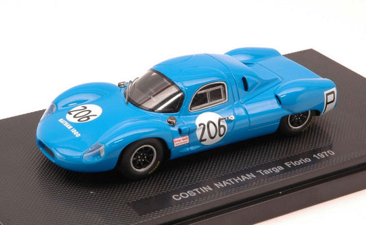 SCALE MODEL COMPATIBLE WITH COSTIN NATHAN N.206 46th TARGA FLORIO 1970 MARTIN-MARKEY-HUNTER 1:43 EBBRO EB44906