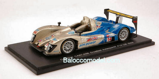 SCALE MODEL COMPATIBLE WITH CREATION CA07.AIM N.14 LM 2008 1:43 SPARK MODEL S1421