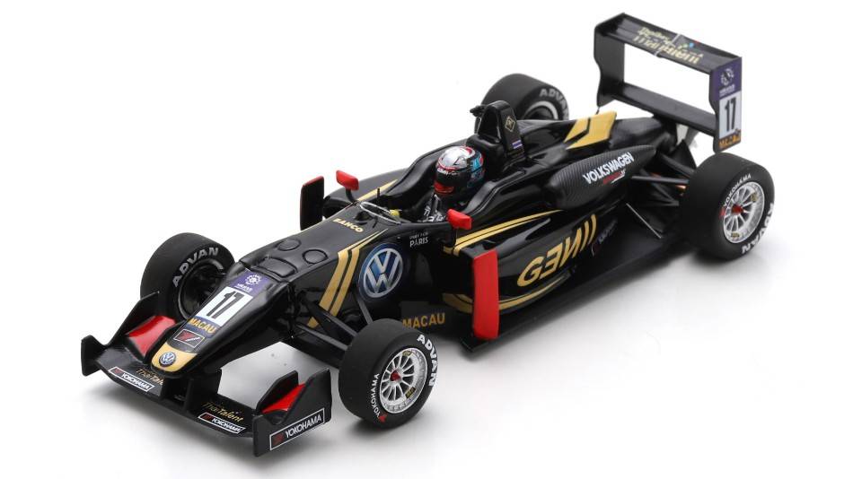 MODELLINO IN SCALA COMPATIBILE CON DALLARA F3 MACAU GRAND PRIX FIA F3 INTERN.CUP 2015 A.ALBON 1:43 SPARK MODEL SA238