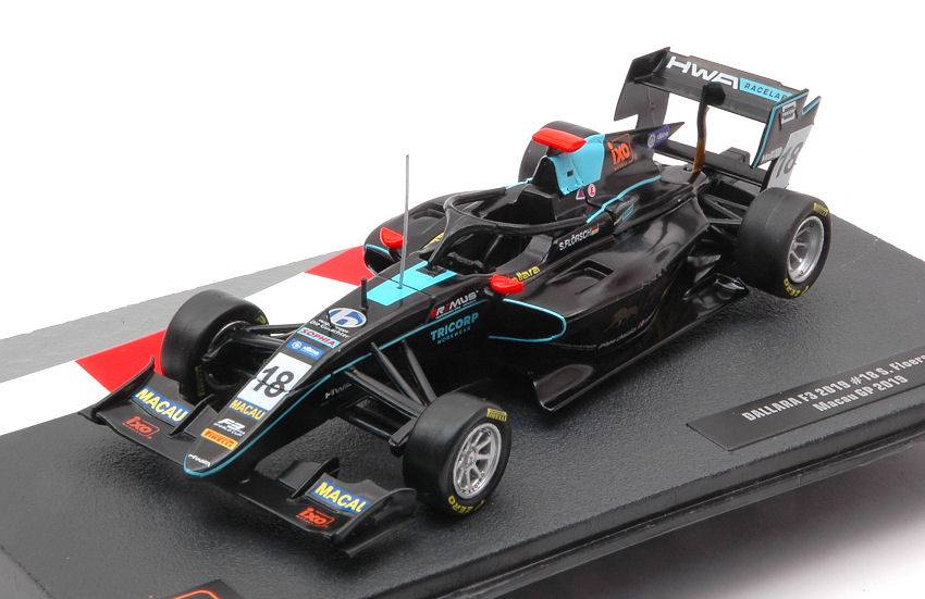 SCALE MODEL COMPATIBLE WITH DALLARA F3 N.18 GP MACAU 2019 FLOERSCH 1:43 IXO MODEL GTM146LQ