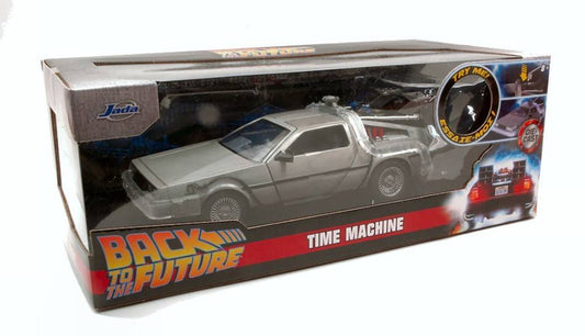 MODELLINO IN SCALA COMPATIBILE CON DE LOREAN BACK TO THE FUTURE 1 1:24 JADA TOYS JADA55038