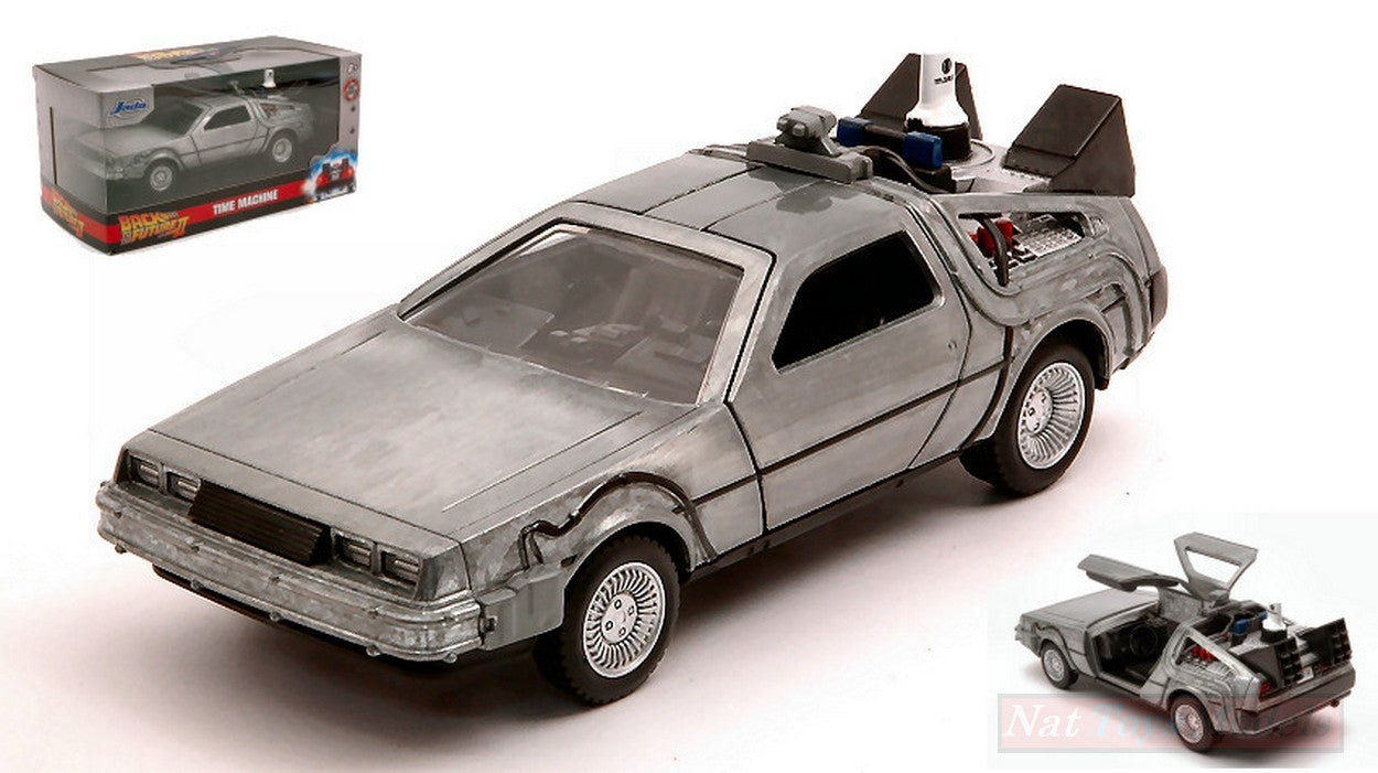 MODELLINO IN SCALA COMPATIBILE CON DE LOREAN RITORNO AL FUTURO II 1:32 JADA TOYS JADA30541