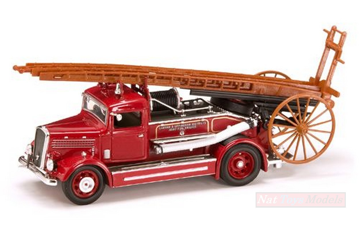 SCALE MODEL COMPATIBLE WITH DENNIS LIGHT FOUR 1938 FIRE TRUCK 1:43 LUCKY DIE CAST LDC43011