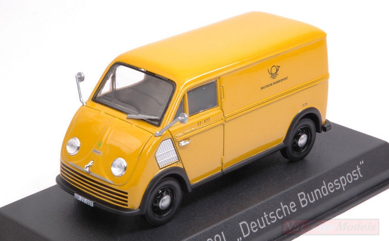 SCALE MODEL COMPATIBLE WITH DKW F89 SCHNELLASTER 1952 "DEUTSCHE BUNDESPOST" 1:43 NOREV NV820302