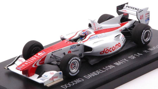 MODELE REDUIT COMPATIBLE AVEC DOCOMO DANDELION M41Y N.41 SUPER FORMULA 2014 H.MUTOH 1:43 EBBRO EB45131