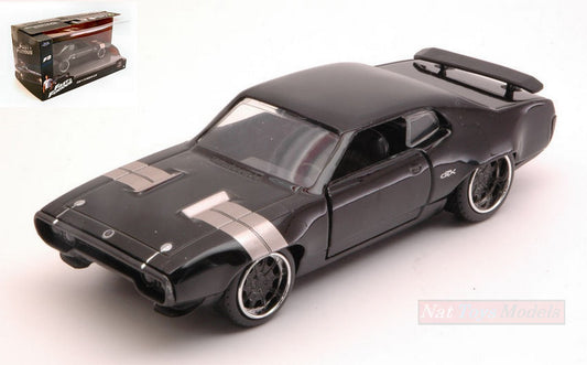 MODELLINO IN SCALA COMPATIBILE CON DOM S PLYMOUTH GTX FAST & FURIOUS BLACK 1:32 JADA TOYS JADA98300