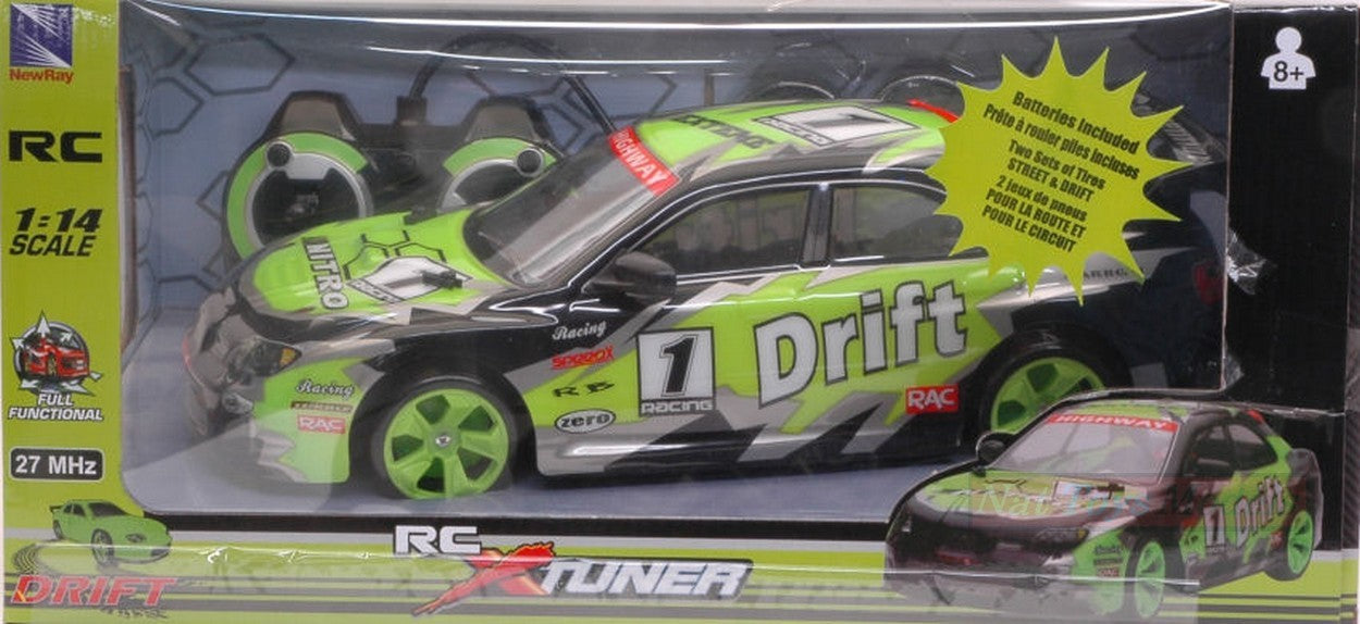 SCALE MODEL COMPATIBLE WITH DRIFT RC XTUNER FULL FUNCTIONAL 1:14 NEW RAY NY88253