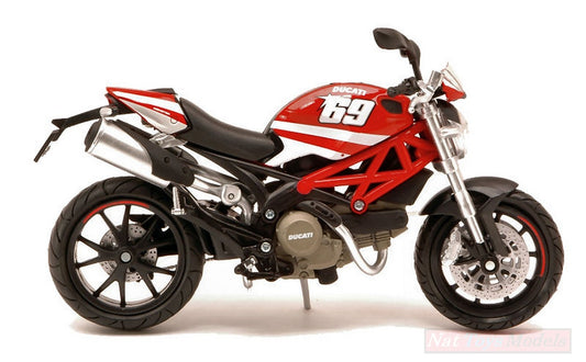 SCALE MODEL COMPATIBLE WITH DUCATI MONSTER 796 (No.69) 1:12 NEW RAY NY57523