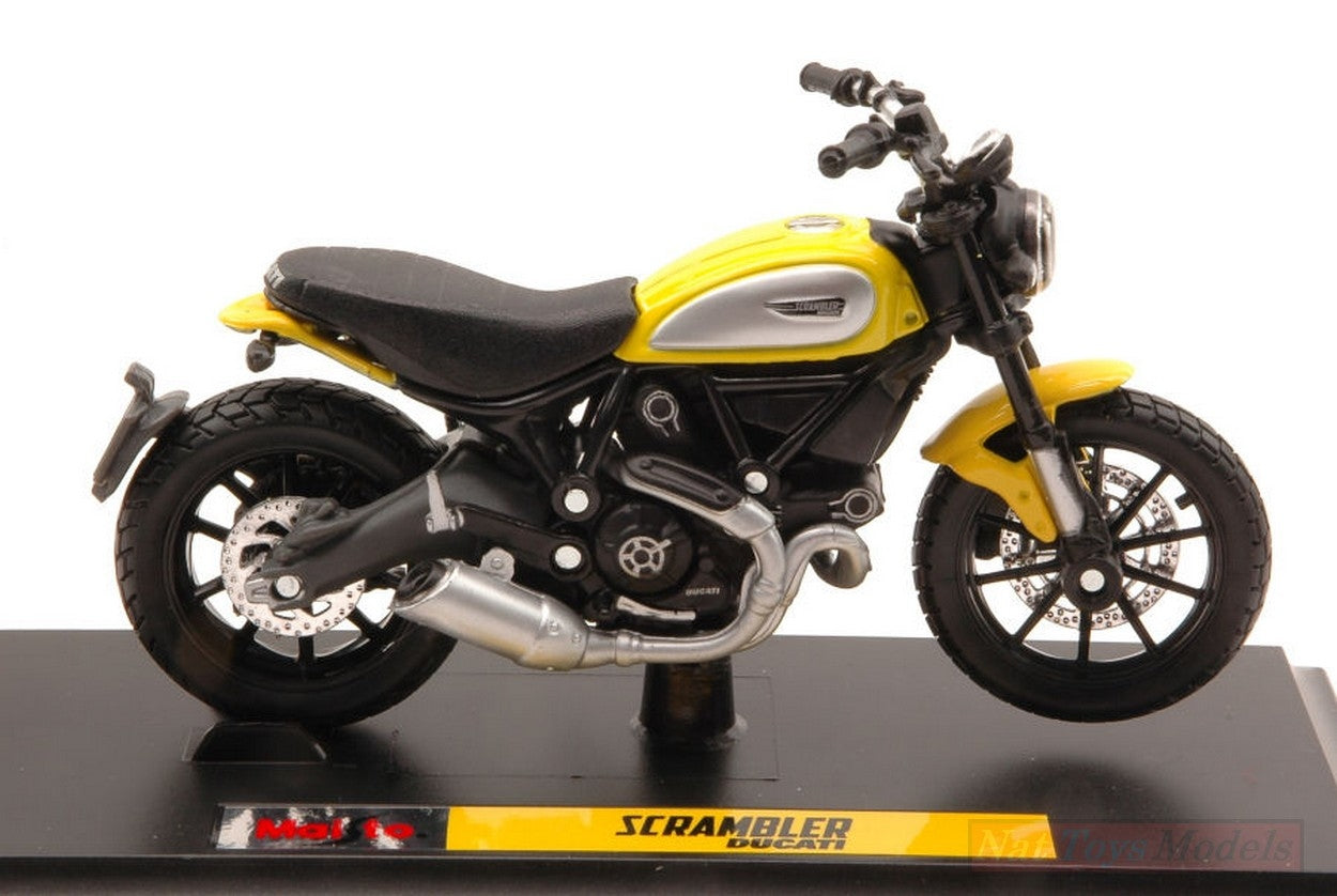 SCALE MODEL COMPATIBLE WITH DUCATI SCRAMBLER 2014 1:18 MAISTO MI14174