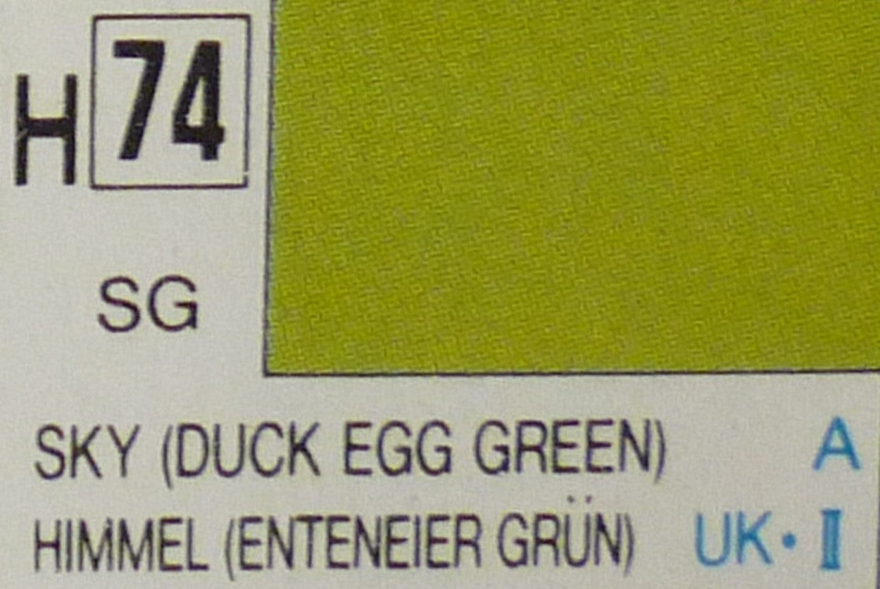 COLORI MODELLISMO DUCK EGG GREEN SEMI-GLOSS ml 10 Pz.6 GUNZE GU0074