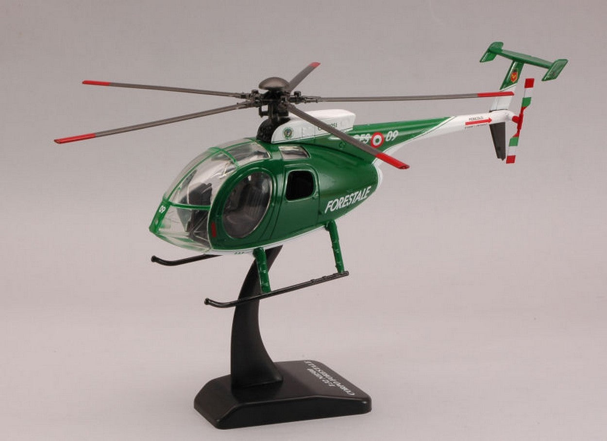 SCALE MODEL COMPATIBLE WITH NH 500 FORESTRY CORPORATE HELICOPTER 1:32 NEW RAY NY25323