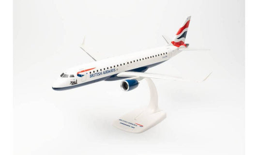 MODELLINO IN SCALA COMPATIBILE CON EMBRAER E190 BRITISH AIRWAYS CITYFLYER  1:100 HERPA HP613460