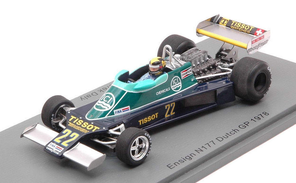 MODELLINO IN SCALA COMPATIBILE CON ENSIGN N177 DEREK DALY 1978 N.22 DUTCH GP 1:43 SPARK MODEL S3946