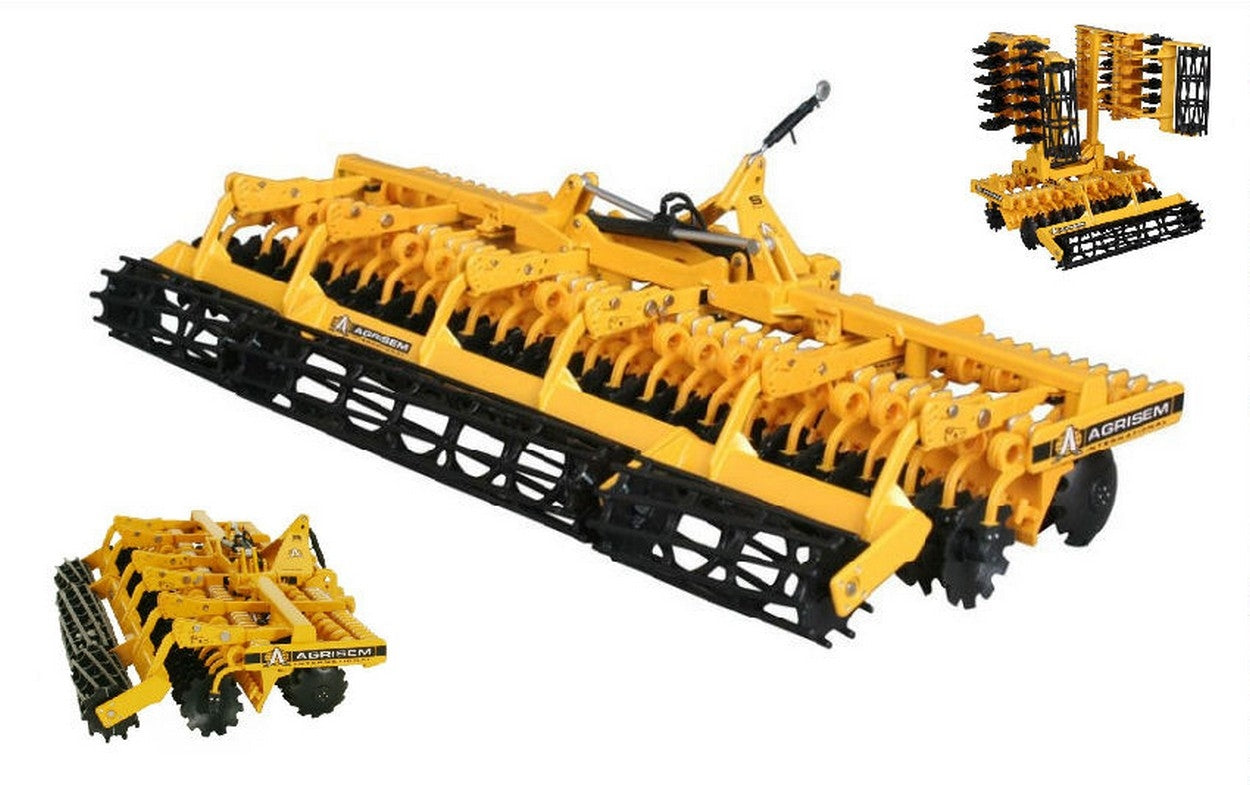 MODELE REDUIT COMPATIBLE AVEC Herse AGRISEM DISC 0 MULCH 1:32 REPLICAGRI REPLIC01