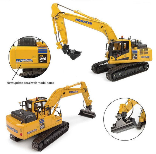 SCALE MODEL COMPATIBLE WITH KOMATSU PC210LCI-11 IMC 2.0 1:50 UNIVERSAL HOBBIES UH8157 EXCAVATOR