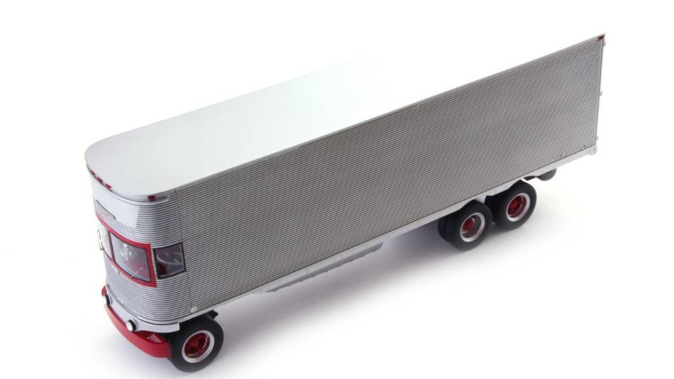 SCALE MODEL COMPATIBLE WITH FAGEOL TC CARGO LINER 1950 SILVER 1:43 AUTOCULT ATC11018