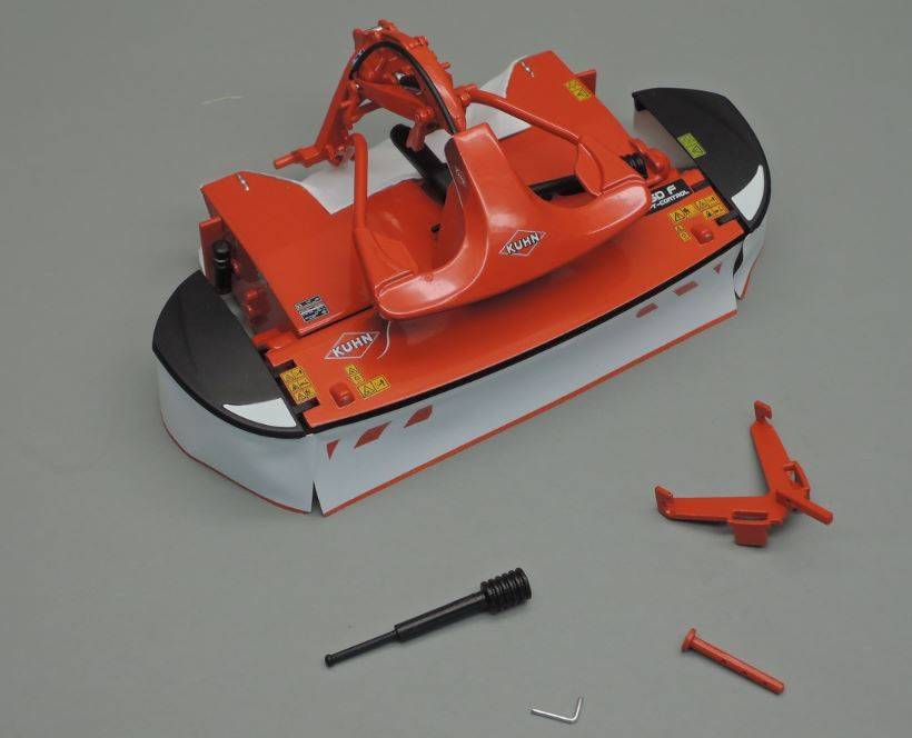 SCALE MODEL COMPATIBLE WITH KHUN FC 3125 DF FRONT MOWER CONDITIONER 1:32 REPLICAGRI REPLI139