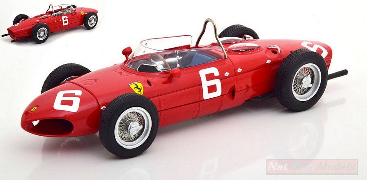 SCALE MODEL COMPATIBLE WITH FERRARI 156 F1 RICHIE GINTHER 1961 N.6 BELGIUM GP 1:18 CMR CLASSIC MODEL REPLICARS CMR172