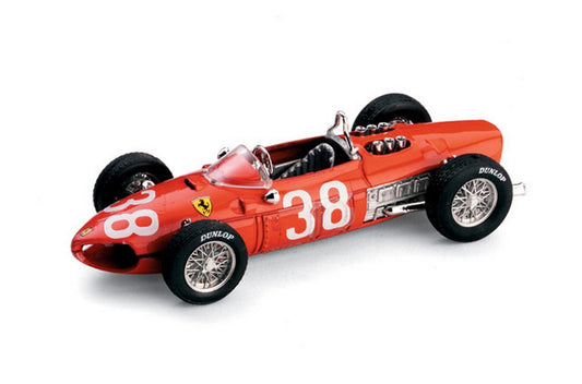 SCALE MODEL COMPATIBLE WITH FERRARI 156 P.HILL 1961 N.38 3rd MONACO GP WORLD CHAMPION UPDATE 1:43 BRUMM BM0124