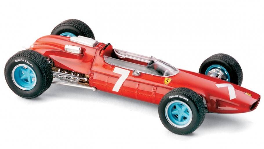 MODÈLE RÉDUIT COMPATIBLE AVEC FERRARI 158 F1 JOHN SURTEES 1964 N.7 VAINQUEUR DU GP D'ALLEMAGNE CHAMP.1:43 BRUMM BM0290B