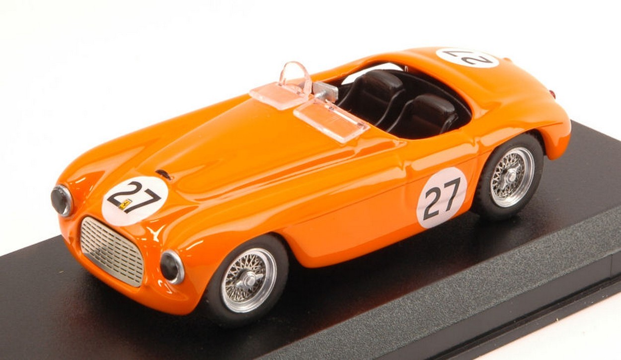 SCALE MODEL COMPATIBLE WITH FERRARI 166 BARCHETTA N.27 WINNER ZANWOORT 1950 H.ROOSDORP 1:43 ART MODEL AM0323