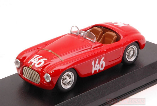 MODELLINO IN SCALA COMPATIBILE CON FERRARI 166 MM BARCHETTA N.146 WINN.COPPA DOLOMITI 1950 G.MARZOTTO 1:43 ART MODEL AM0367