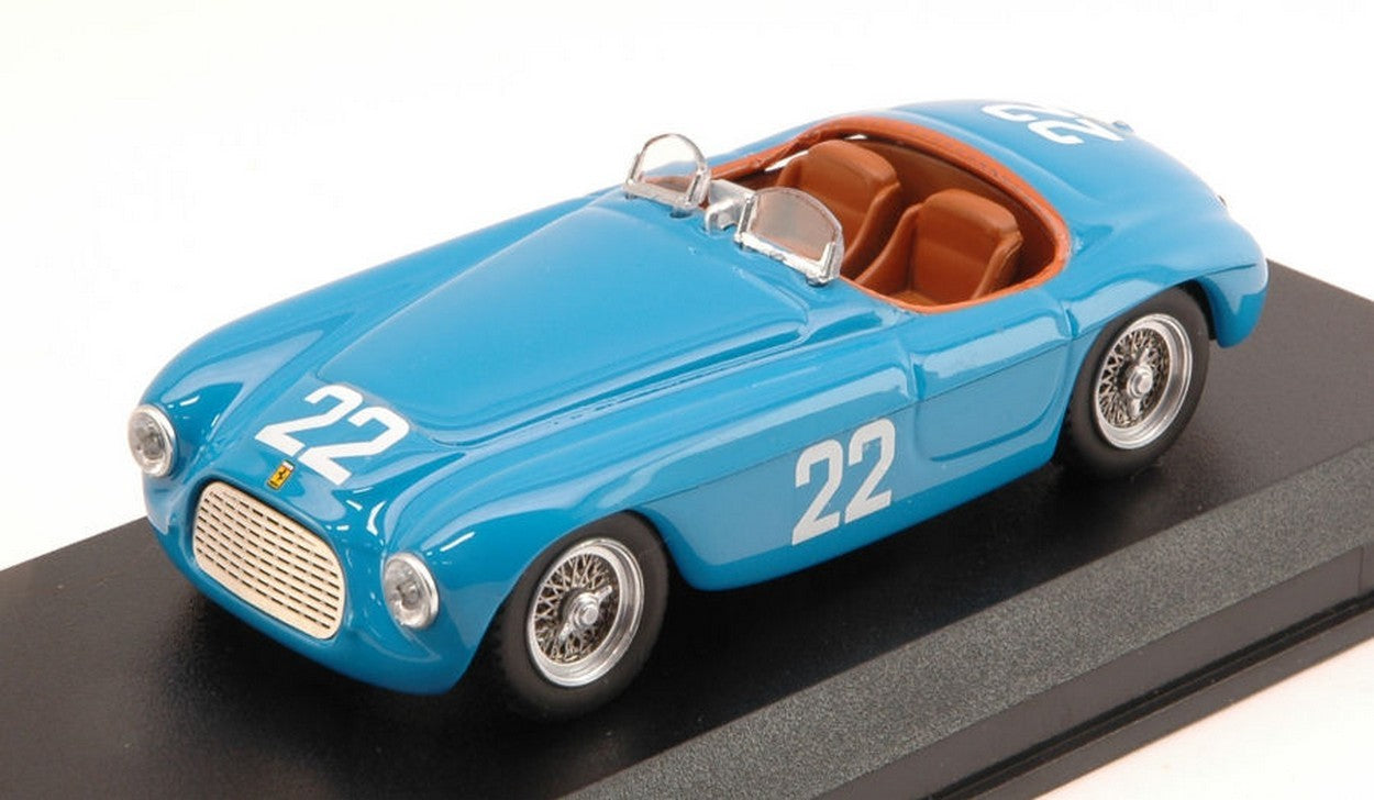 MODELE REDUIT COMPATIBLE AVEC FERRARI 166 MM BARCHETTA N.22 11ème PRIX MONTE CARLO 1952 L.FARNAUD 1:43 ART MODEL AM0330