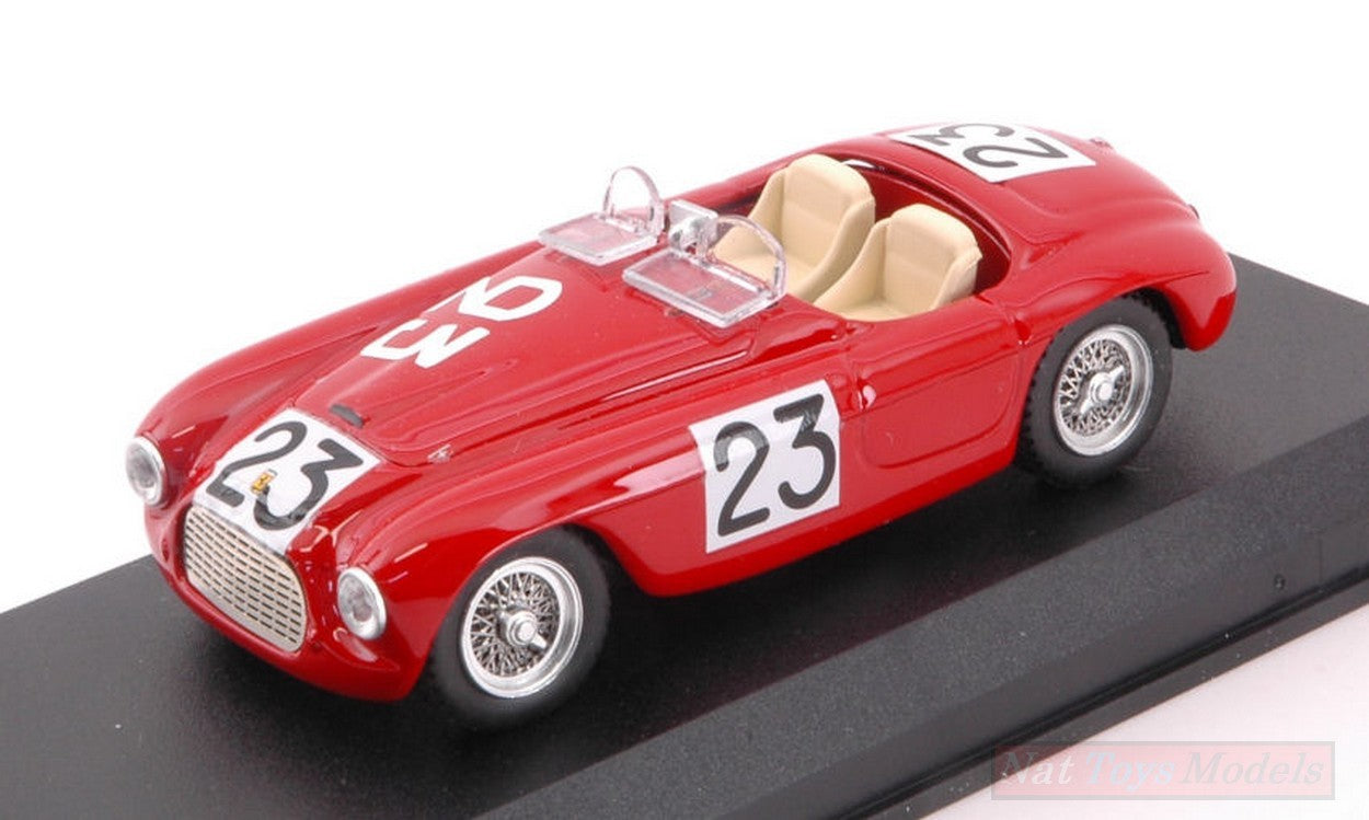 SCALE MODEL COMPATIBLE WITH FERRARI 166 MM BARCHETTA N.23 ACCIDENT LM 1949 J.LUCAS-"HELDE " 1:43 ART MODEL AM0161-2