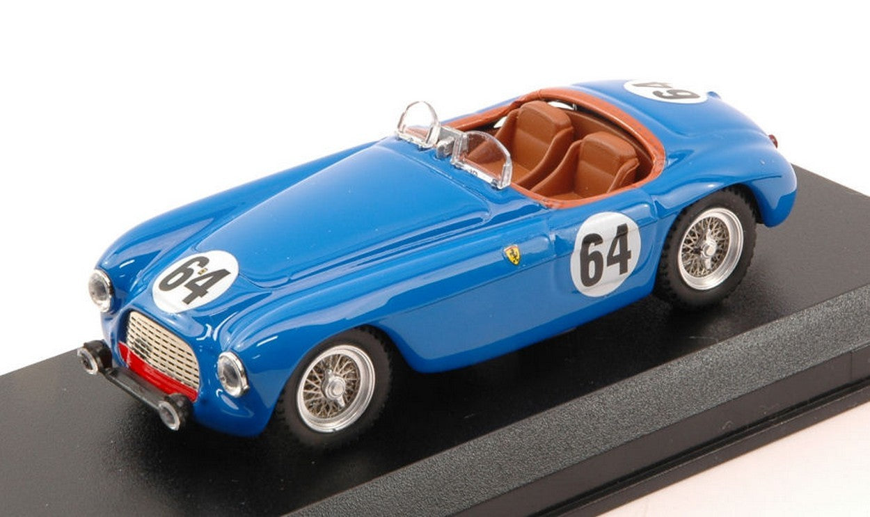 MODELLINO IN SCALA COMPATIBILE CON FERRARI 166 MM BARCHETTA N.64 RETIRED LM 1951 R.BOUCHARD-L.FARNAUD 1:43 ART MODEL AM0080-2