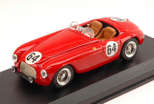 MODELLINO IN SCALA COMPATIBILE CON FERRARI 166 MM BARCHETTA N.64 RETIRED LM 1951 R.BOUCHARD-L.FARNAUD 1:43 ART MODEL AM0080