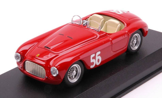 MODELLINO IN SCALA COMPATIBILE CON FERRARI 166 MM BARCH.N.56 WINN.VERMICINO-ROCCA DI PAPA 1949 G.MARZOTTO ART MODEL AM0438