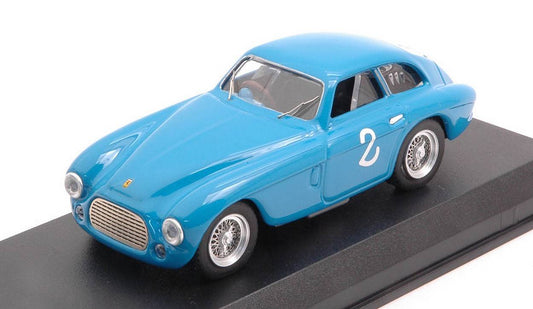 MODELLINO IN SCALA COMPATIBILE CON FERRARI 166 MM BERLINETTA N.2 4th CIRC.DO PORTO 1950 YVONNE SIMON 1:43 ART MODEL AM0430